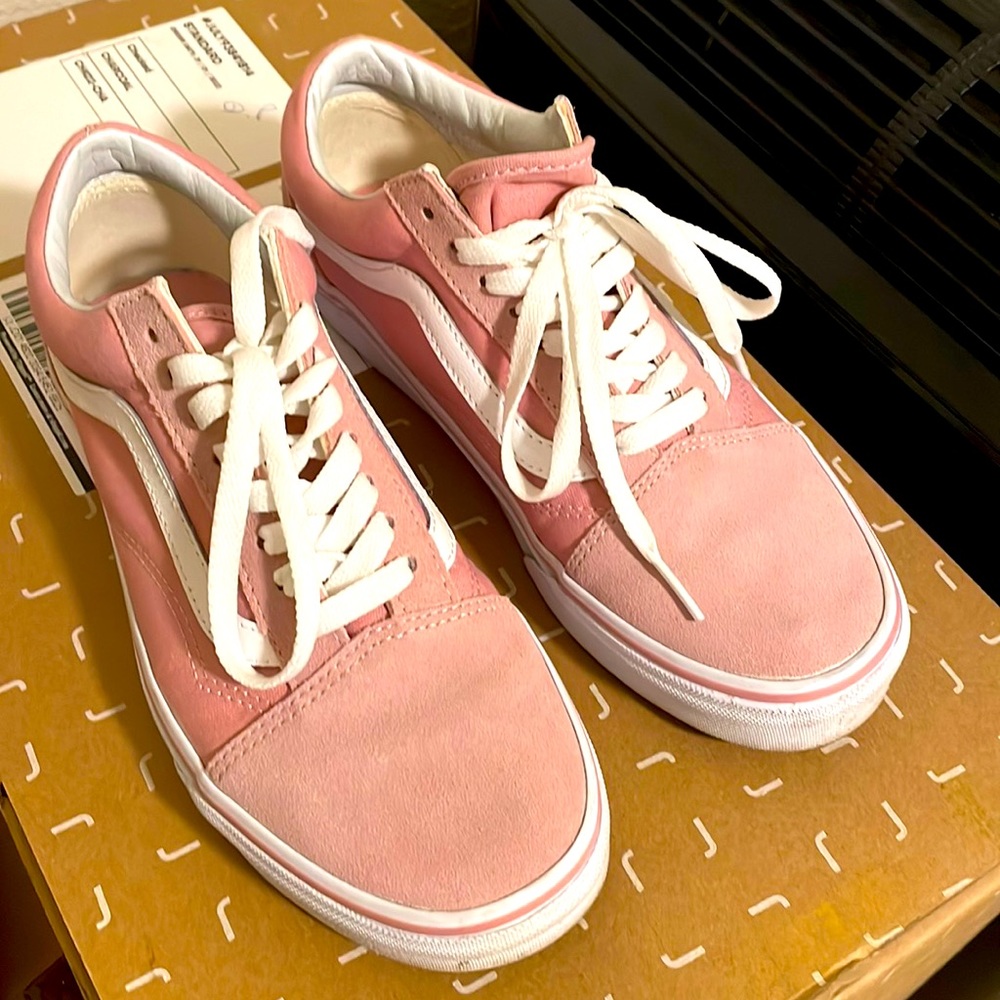 Pink Vans size 8